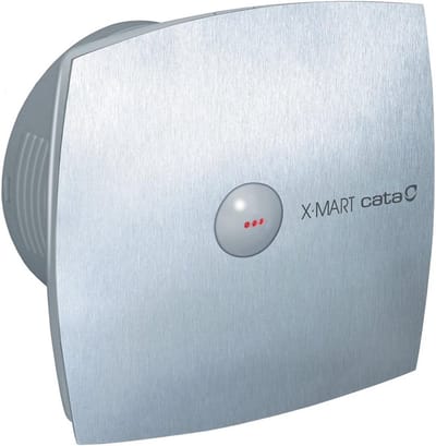 Inbouw Ventilator X-Mart Matic Inox voor Badkamer en Toilet
