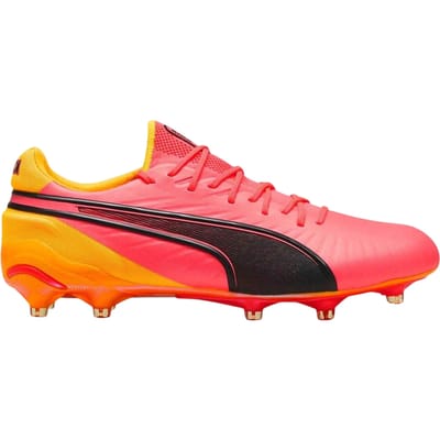 Puma Heren King Ultimate Tricks Stevige Grond Voetbalschoenen (Oranje)