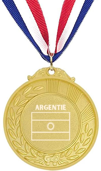 Akyol - argentinië medaille goudkleuring - Piloot - argentinië cadeau - beste land - leuk cadeau voor je vriend om te geven
