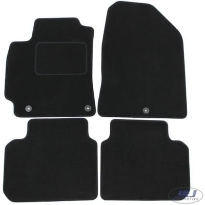 Tapis de Coffre - J&J Automotive - Hyundai ELANTRA 2016-2020 - Velours Noir - Antidérapant - Sur Mesure