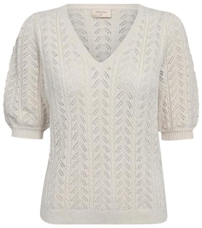 Freequent Trui Fqclarry Pullover 206707 Moonbeam Melange Dames Maat - L