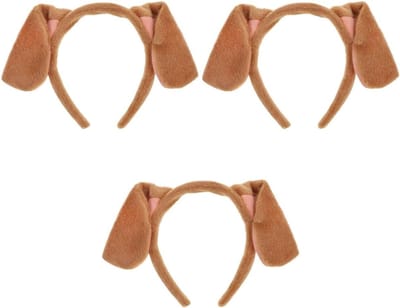 Hondenkostuum voor kinderen met hondenoren en haarband voor Halloween en feestjes, ideaal voor puppy's en dierenliefhebbers