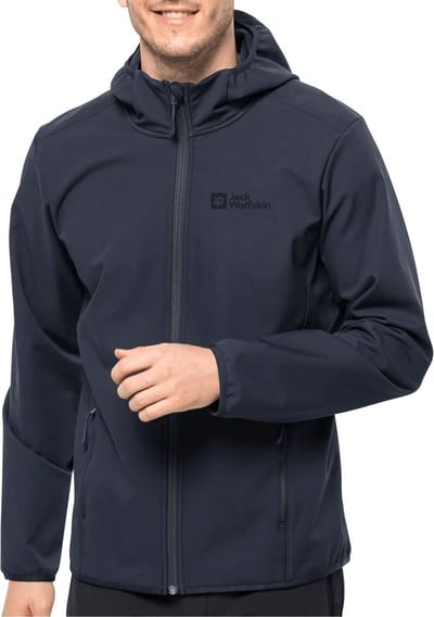 Jack Wolfskin Bornberg Hoody Men - Outdoorjas - Heren - Blauw - Maat M
