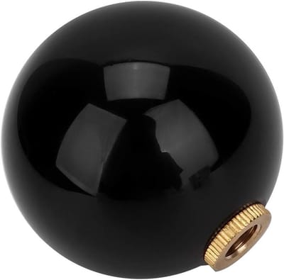 Ronde Billiard Bal Versnellingsknop voor Auto - Schakelhandvat voor Vooruit/Achteruit Versnelling (Zwart)