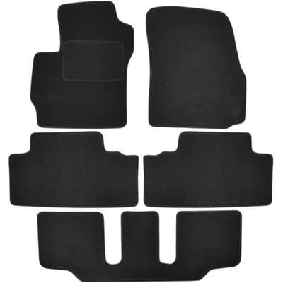 Vloermatten - Mazda - 5 - Zwart velours - 5 stuks - Nauwkeurige pasvorm