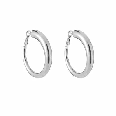 Bijoutheek Oorringen Spiral Zilver