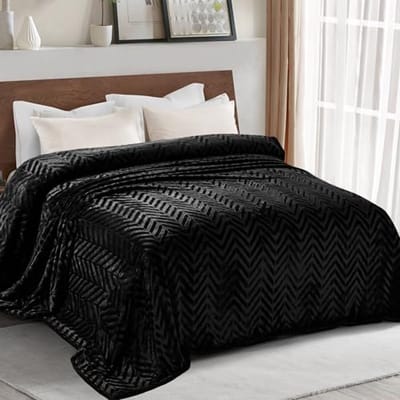 Chevron Patroon Knuffeldeken 150 x 200 cm | Warme en Zachte Flanellen Deken