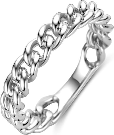 Gerhodineerd Zilver Ring Schakel 1338427