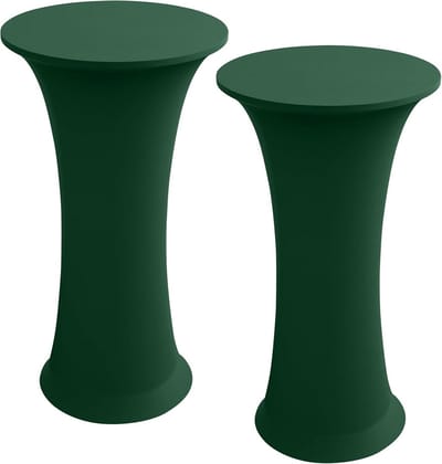 Set van 2 Ronde Stretch Tafelhoezen voor Cocktailtafels en Bartafels - Diameter 60-65cm