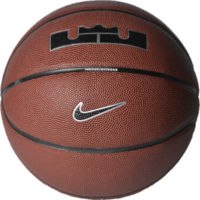 Nike Lebron James All Court 8P 2.0 Ball, Unisex, Bruin, basketbal, maat: 7