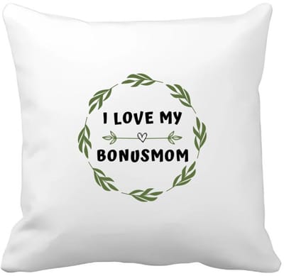 Akyol - i love my bonusmom Kussen hoes - Mama - liefste bonusmoeder - moeder cadeautjes - moederdag - verjaardag - geschenk - kado - 40 bij 40 cm