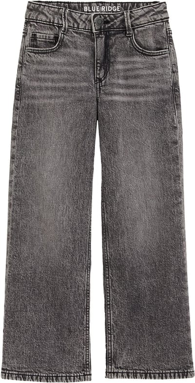 WE Fashion Meisjes wide leg jeans met stretch