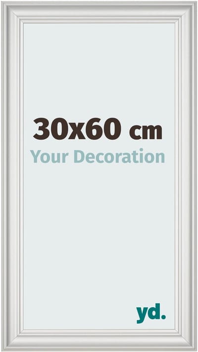 Your Decoration - Fotolijst 30x60 cm - MDF - Wit Geveegd - Lazio