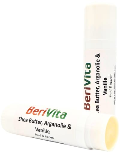 Shea Butter, Arganolie & Vanille Stick 15ml - Natuurlijk & Plantaardig voor Huid en Lippen