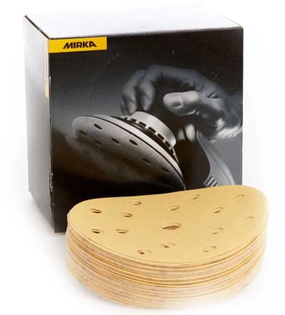 MIRKA Gold Schuurschijven 125mm met 17 gaten - P180