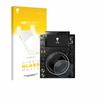 upscreen - Screenprotector voor Pioneer CDJ 3000 (Cirkel) - Folie Beschermfolie Beschermglas matte