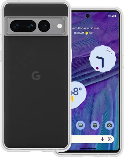 Hoesje Geschikt voor Google Pixel 7 Pro - Sterk & Shockproof - Hoes Cover - Siliconen Case - Transparant