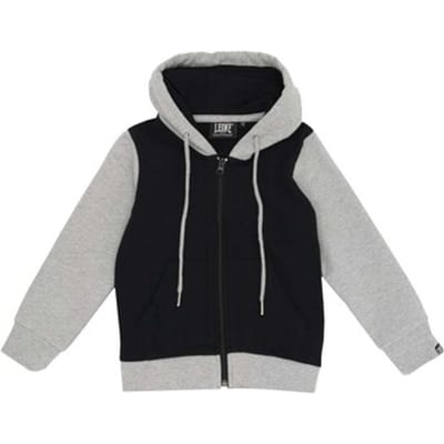 Capuchon sweaters Leone 1947 Girl Hoody Full Zip Super Grey