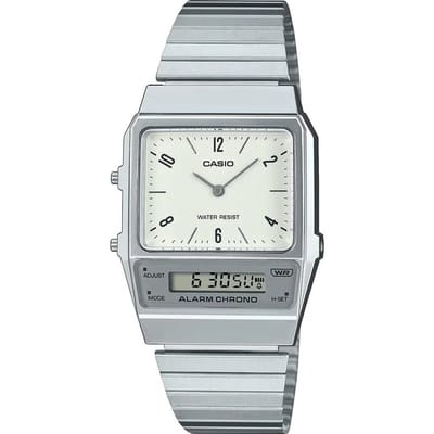 Casio Casio Collection Vintage AQ-800E-7A2EF Horloge - Staal - Zilverkleurig - Ø 35 mm