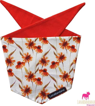 Honden bandana | Knoopbandana Zonnehoed maat S