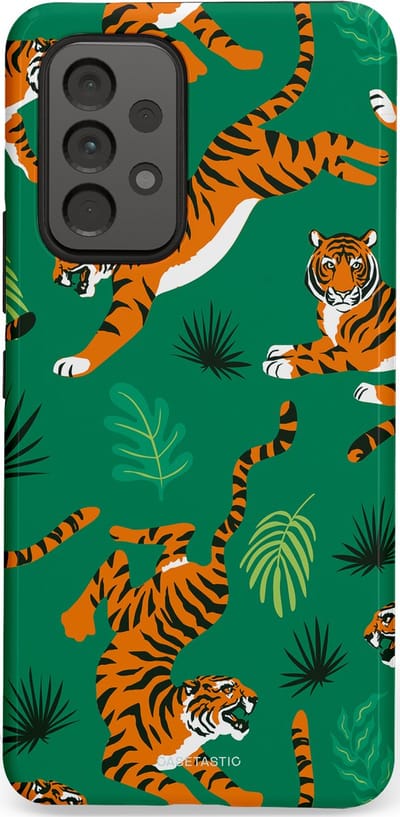 Casetastic Hoesje Geschikt voor Samsung A53 - Stijlvolle Beschermende Duo-layer Case - Oerwoudkracht