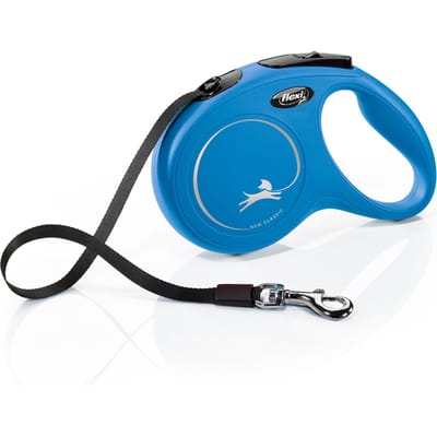 Flexi Classic - Rollijn Hondenriem - M - Blauw - 5 m - Middelgrote Honden