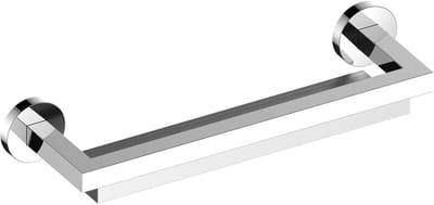 KEUCO Edition 90 Doucheplanchet 34 cm – verchroomd aluminium – zonder boren – wandmontage douche rek