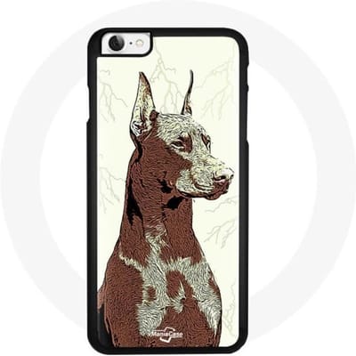Doberman Hond Iphone 4 Hoesje