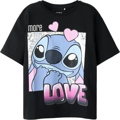 NAME IT - NKFFORA STITCH SS NREG TOP BOX NOOS WDI - Meisjes - T-shirts