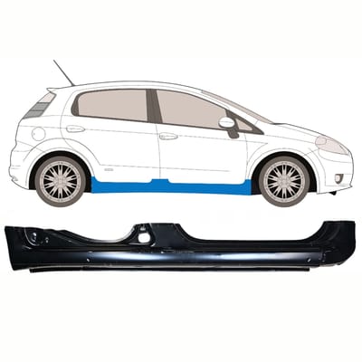 Volledige dorpel voor Fiat Grande Punto Evo 2005- / Rechts