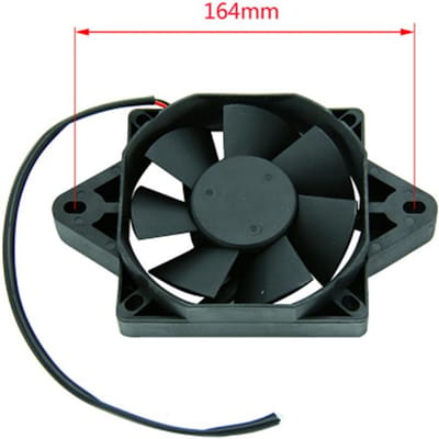 12V elektrische oliekoeler radiator waterkoelventilator voor motorfiets ATV buggy fiets