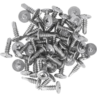 200 stuks zelfborende schroef ronde ringkop schroeven 304 roestvrij staal voor houtbewerking M4.8x16