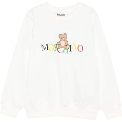 Baby unisex sweatshirt Moschino HNF08V_BIANCO