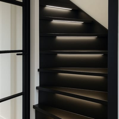 Luxe LED Trapverlichting set met bewegingssensor - Neutraal daglicht - 4000K - voor max. 16 treden