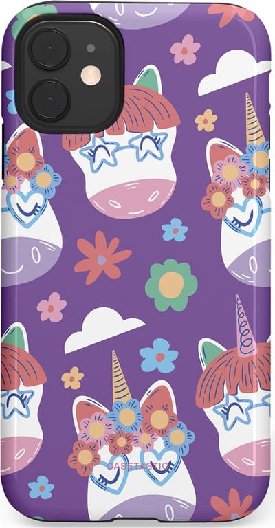 Casetastic Hoesje Geschikt voor Apple iPhone 11 - Stijlvolle Beschermende Duo-layer Case - Eenhoorn Magie