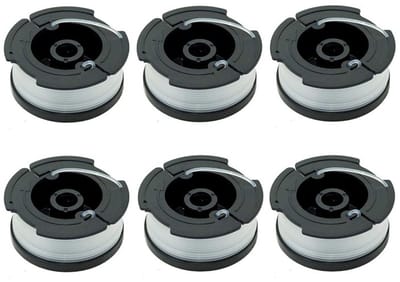 6-pack draadspoelen Geschikt voor Black & Decker grastrimmers