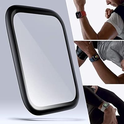 Screenprotector Geschikt voor apple watch screenprotector - apple watch tempered screenprotector - apple watch 7 serie screenprotector