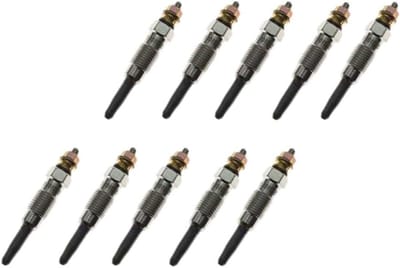 1/2/5/10X Plug Set Compatibel Met Istana Korando Rexton Musso Sportvoertuig Modellen Met OM600 2.9L Dieselmotor 1993 2005 Universele Fit Aftermarket Vervanging Onderdeelnummer 6611593101 (10 STKS)