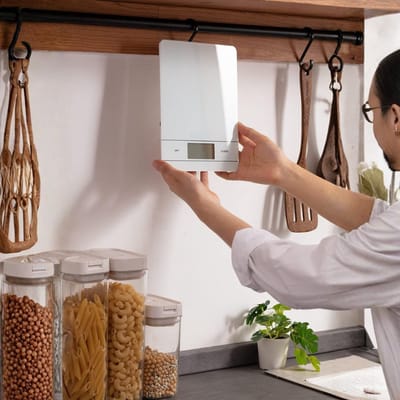 DnA® Weegschaal Keuken - Weegschaal - Precisie Weegschaal - Wit - 21cm x 16cm x 2cm