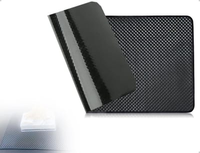 Dailygoods- Antislipmat met goede antislipfunctie - Siliconen auto vuilmat - Stijlvol ontwerp - Duurzaam en slijtvast - Afmeting 27 x 15 cm - Dashboardmat