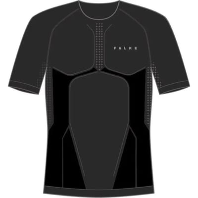 FALKE Warm Shortsleeved Shirt sneldrogend functioneel functioneel shirt met korte mouwen heren zwart - maat XXL