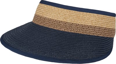Hatland - Wenke - Toyo zonneklep - Marine blauw - Maat S/M - Unisex