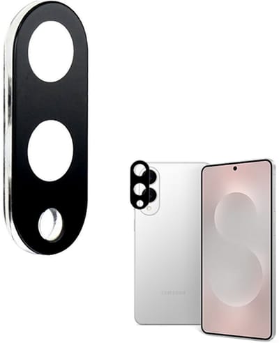 Casemania Camera Lens Glas Geschikt voor Samsung Galaxy S25 Edge - Gehard Glas Camera Lens Protector - Camera Bescherming