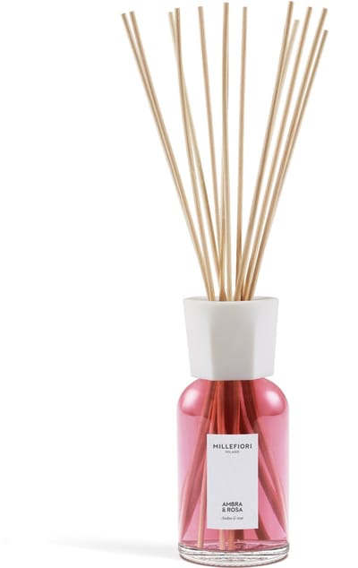 Millefiori Milano - Geurstokjes 500 ml - Ambra & Rosa - 9 tot 12 maanden
