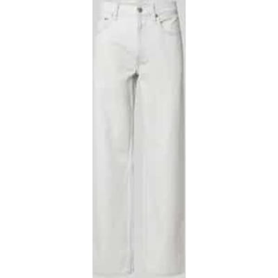 straight fit jeans in used-look