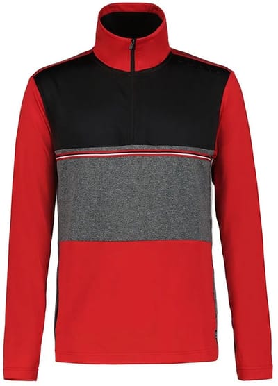 Luhta Kitinoja Half Rits Lange Mouw T-shirt Rood S Man