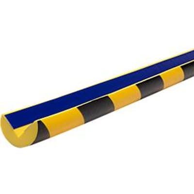 Knuffi® hoekbescherming type A Vorst, zelfklevend, schokabsorberend, -40 °C tot +100 °C, PU schuim, 1 m, geel/zwart