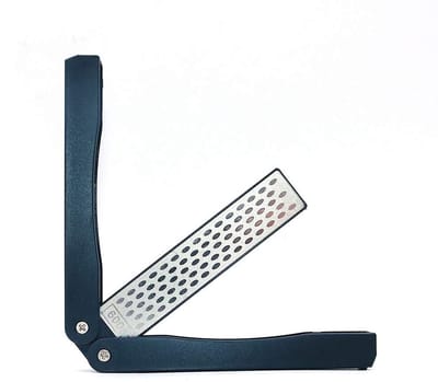 Dailygoods- Messenslijper Draagbaar - Dubbelzijdig - Antislip Handvat - Opvouwbaar - Voor Buitengereedschap - Verhoogde Slijpkwaliteit - Slijpgereedschap