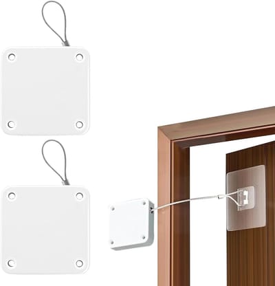 Automatische Deurdranger Set van 2 - Zonder Boren voor Kamers