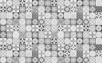 Fotobehang - Pattern Porto 400x250cm - Vliesbehang
